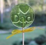 1105 I Heart Dad Love Chocolate or Hard Candy Lollipop Mold